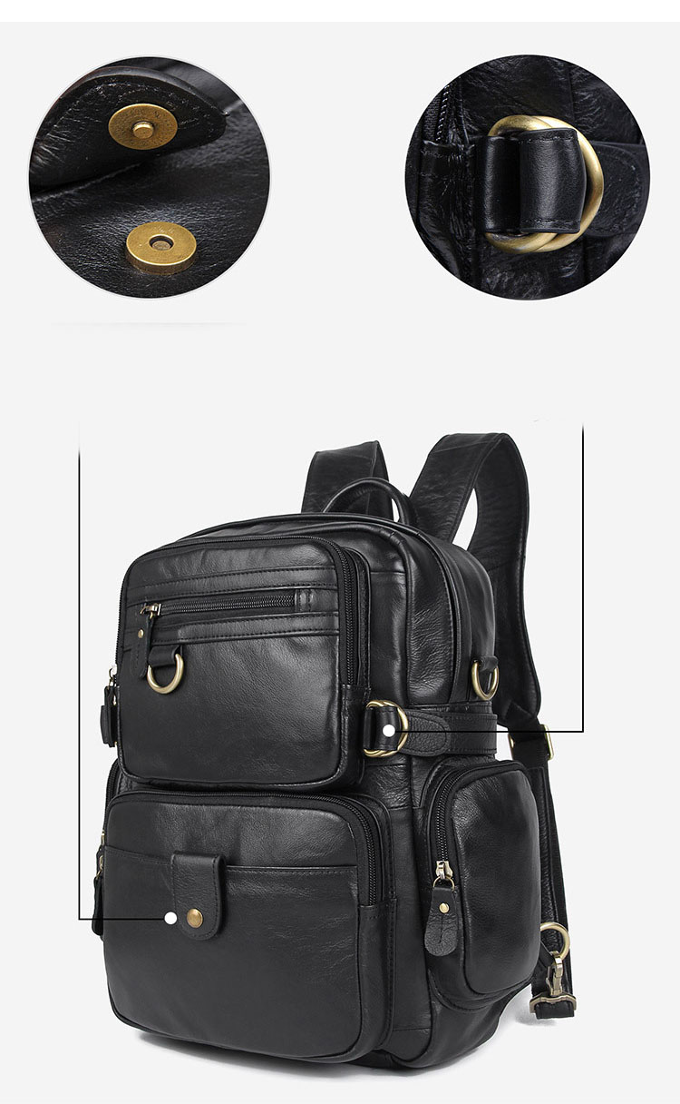 Balo túi xách nhỏ gọn 2 trong 1 cao cấp Gento B350 - GENTO Leather