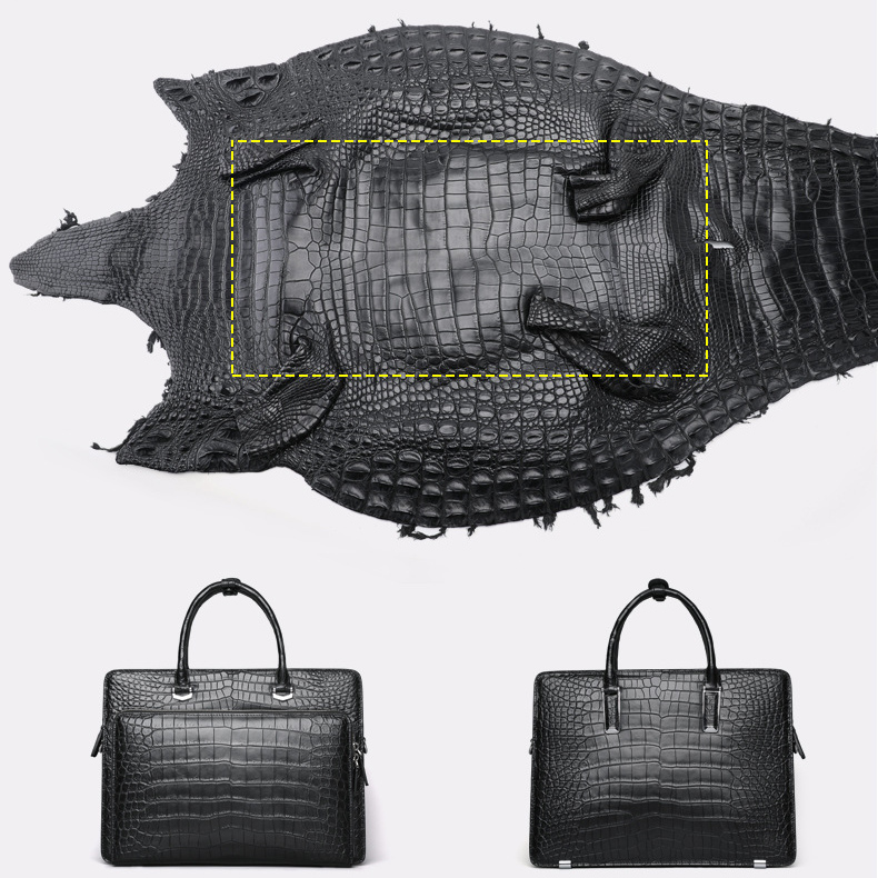 Cặp nam da cá sấu hàng hiệu Gento GS689 - GENTO Leather