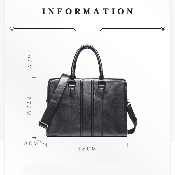 Cặp da công sở nam cao cấp Gento G699 - GENTO Leather