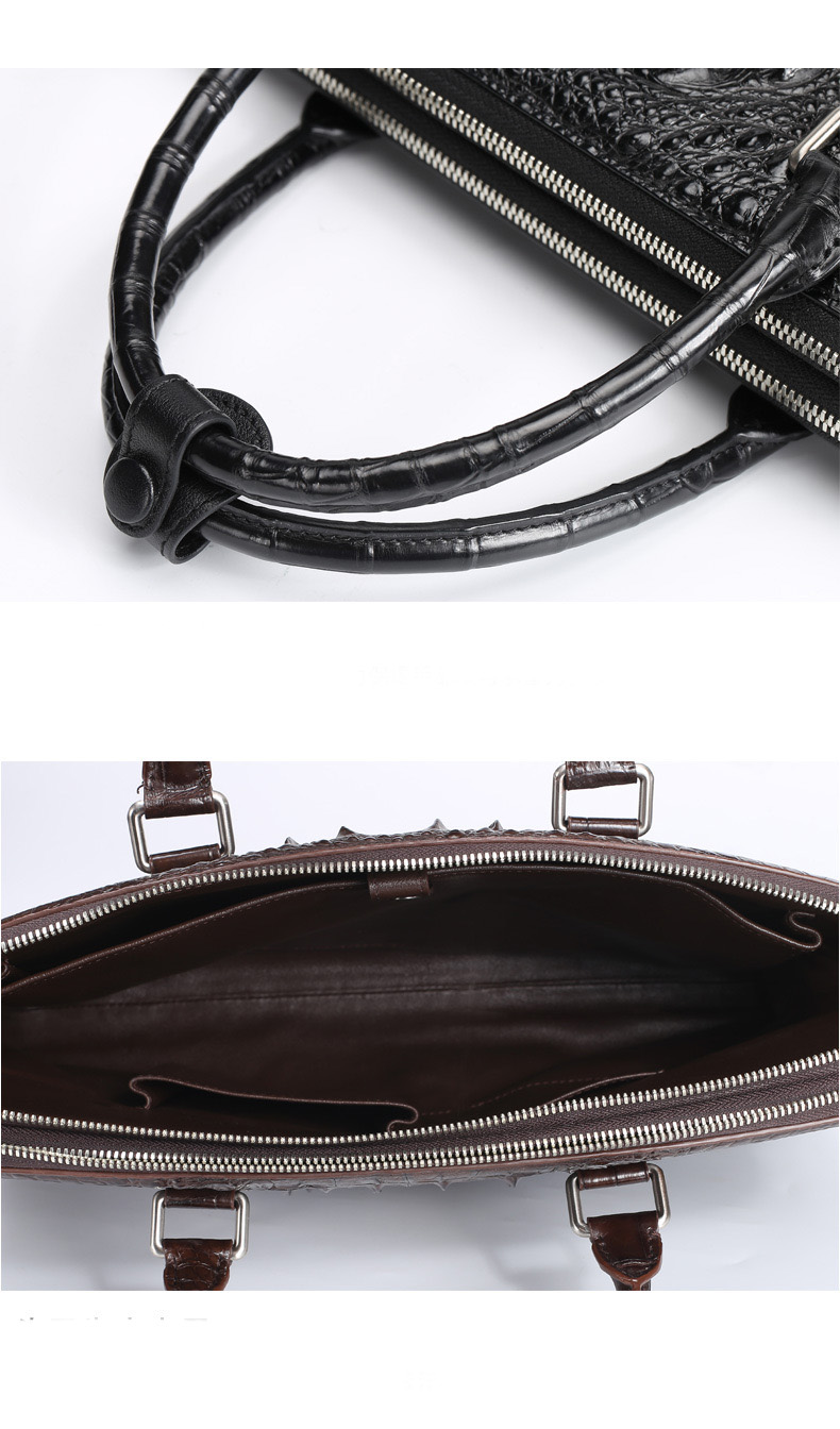 Cặp da cá sấu nam cao cấp G691 - GENTO Leather