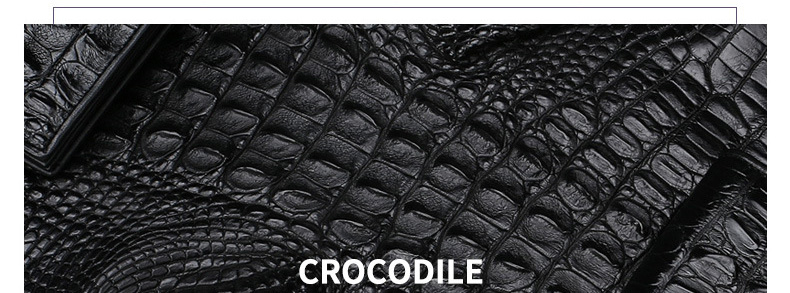Cặp da cá sấu nam cao cấp G691 - GENTO Leather