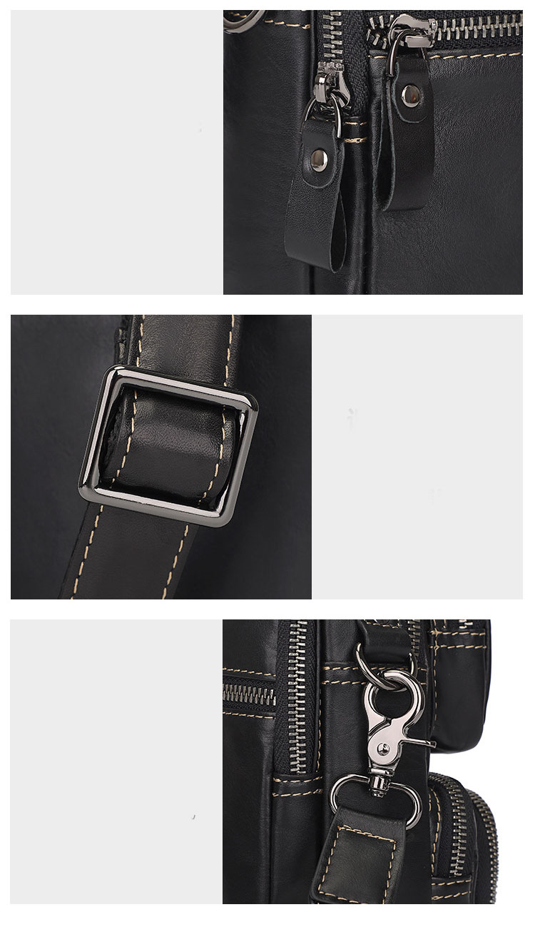 Túi đeo chéo da bò Gento T6001 - GENTO Leather