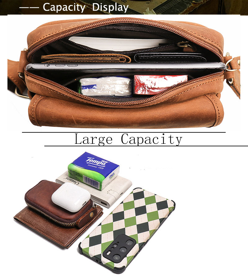 Túi đeo chéo nam cao cấp T695 - GENTO Leather