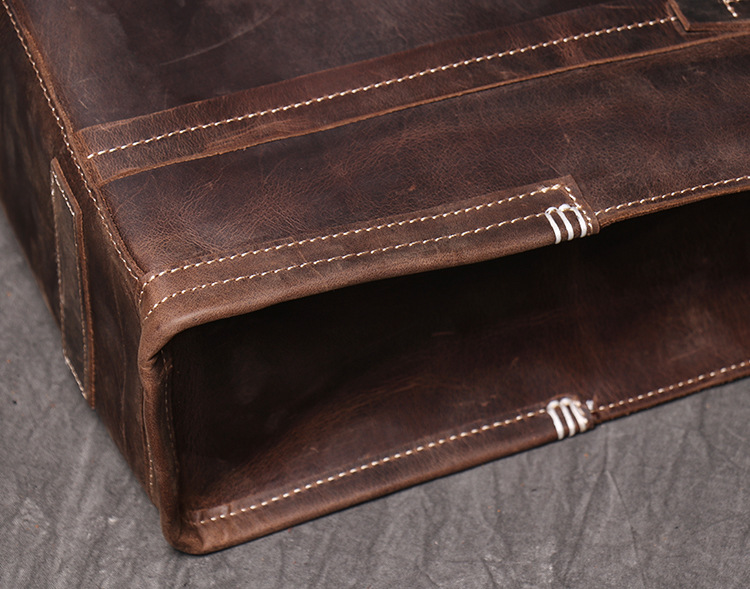 Túi Tote nam da bò sáp Gento T694 - GENTO Leather