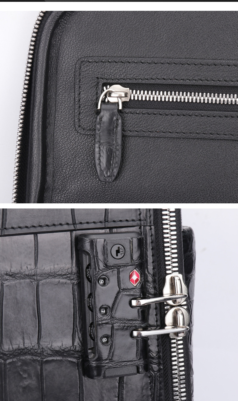 Vali da cá sấu hàng hiệu cao cấp Gento D519 - GENTO Leather