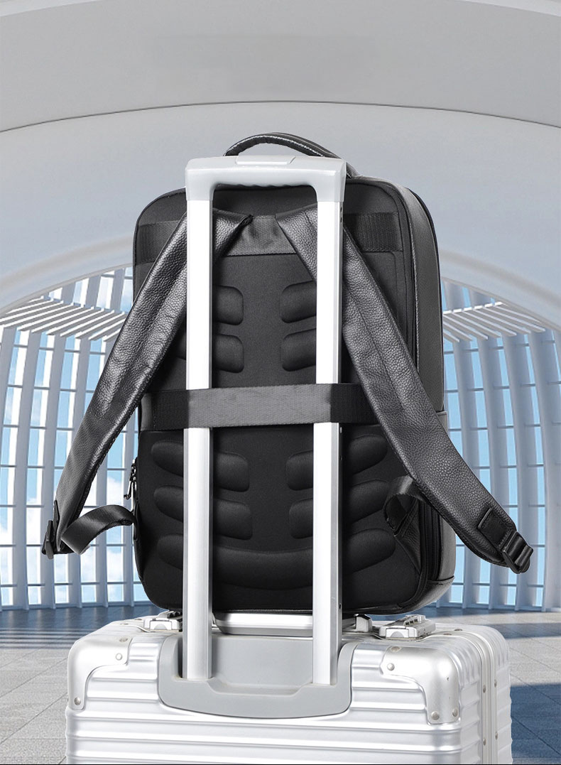 Balo nam da bò hàng hiệu Gento B352 Balo nam da bò hàng hiệu Gento B352