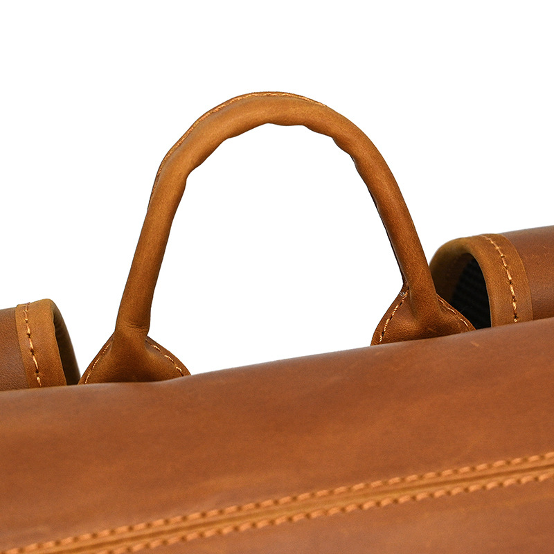 Balo nam công sở da bò sáp Gento B354