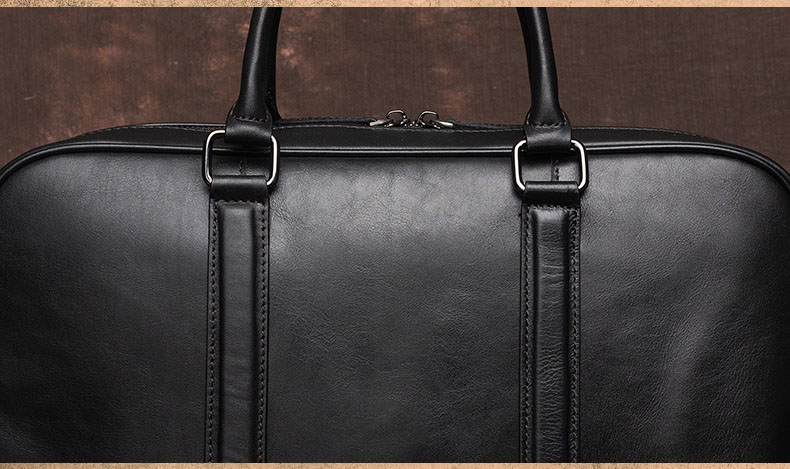 Cặp công sở da bò Vegtan Gento G803