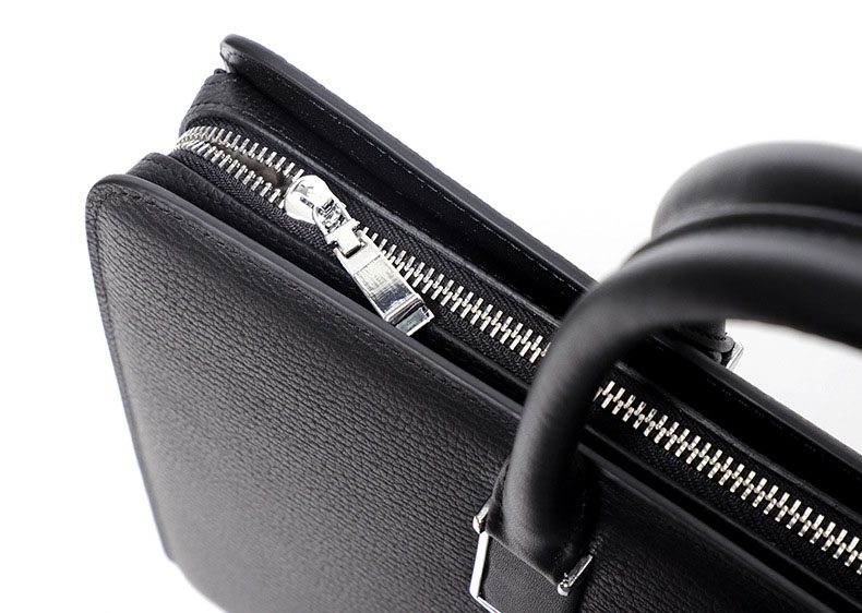 Cặp doanh nhân khoá số da thật hàng hiệu Gento G800