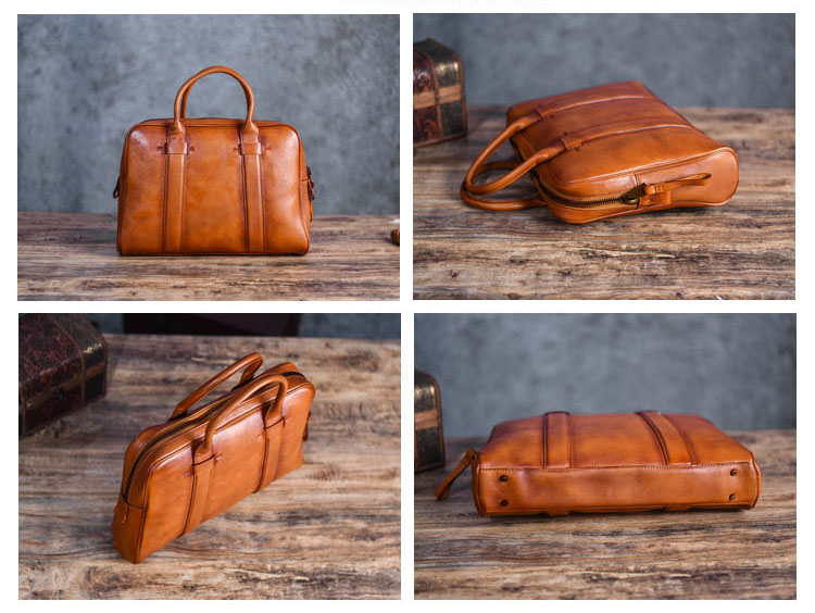 Cặp xách doanh nhân da thật Gento G802 Cặp xách doanh nhân da thật Gento G802