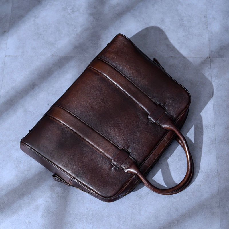 Cặp xách doanh nhân da thật Gento G802 Cặp xách doanh nhân da thật Gento G802