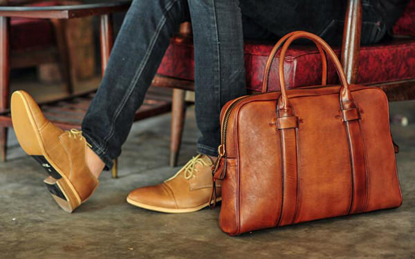 Cặp xách doanh nhân da thật Gento G802 Cặp xách doanh nhân da thật Gento G802