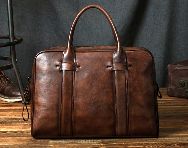 Cặp xách doanh nhân da thật Gento G802 Cặp xách doanh nhân da thật Gento G802