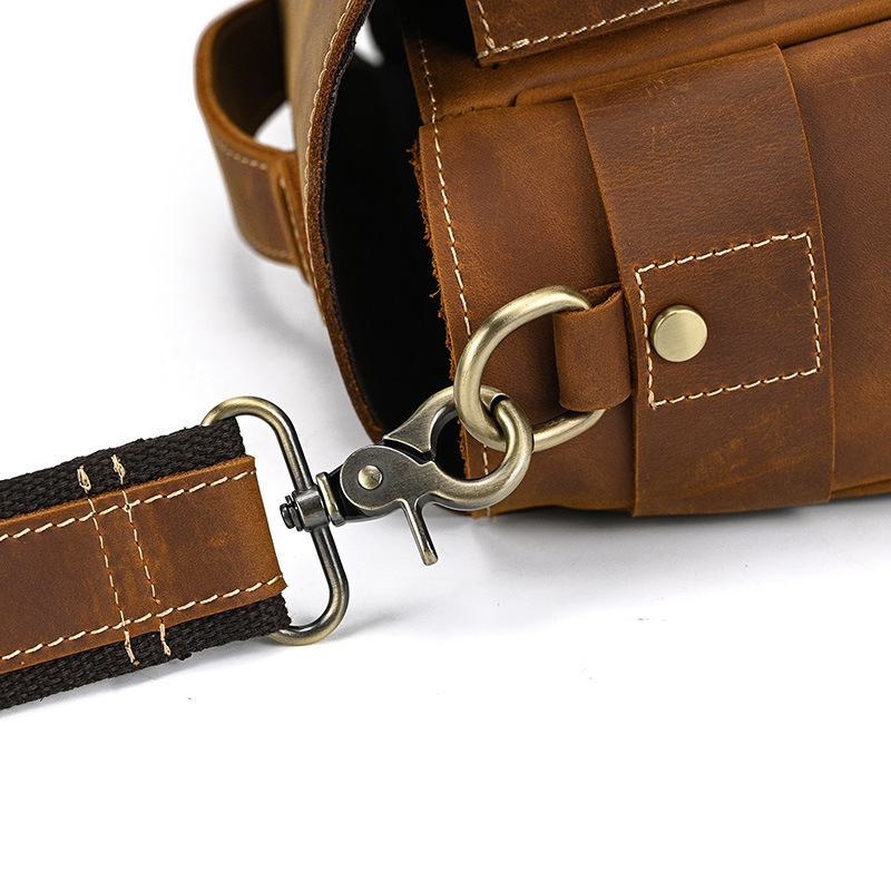 Túi đựng máy ảnh da bò sáp Gento T808 Túi đựng máy ảnh da bò sáp Gento T808