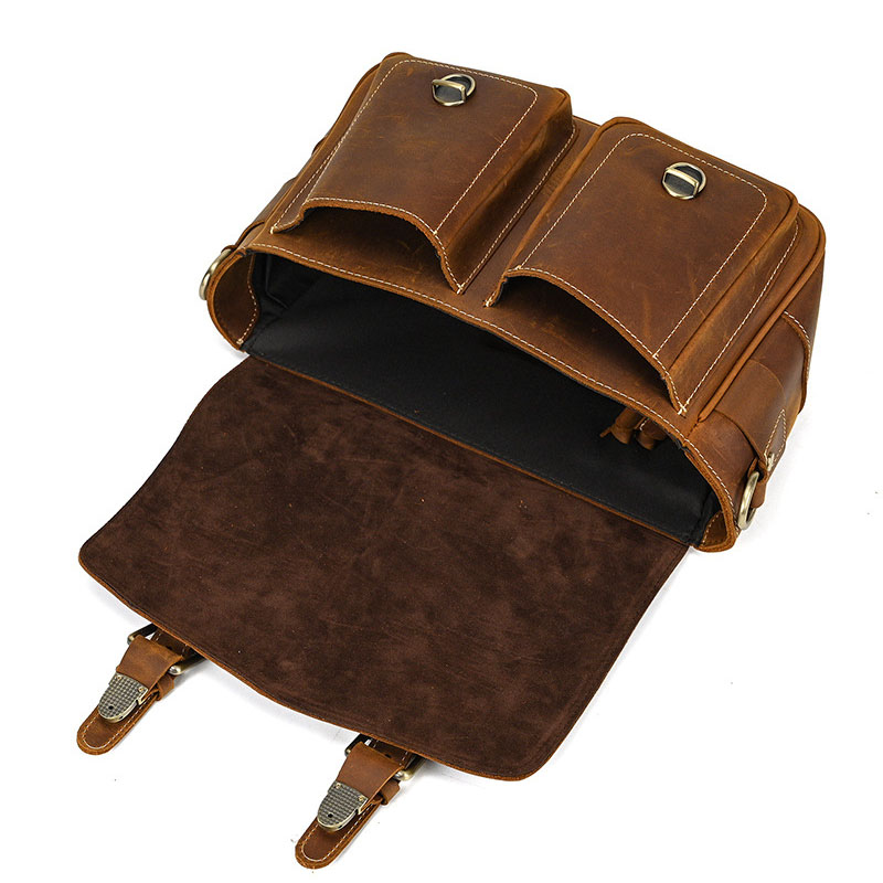 Túi đựng máy ảnh da bò sáp Gento T808 Túi đựng máy ảnh da bò sáp Gento T808