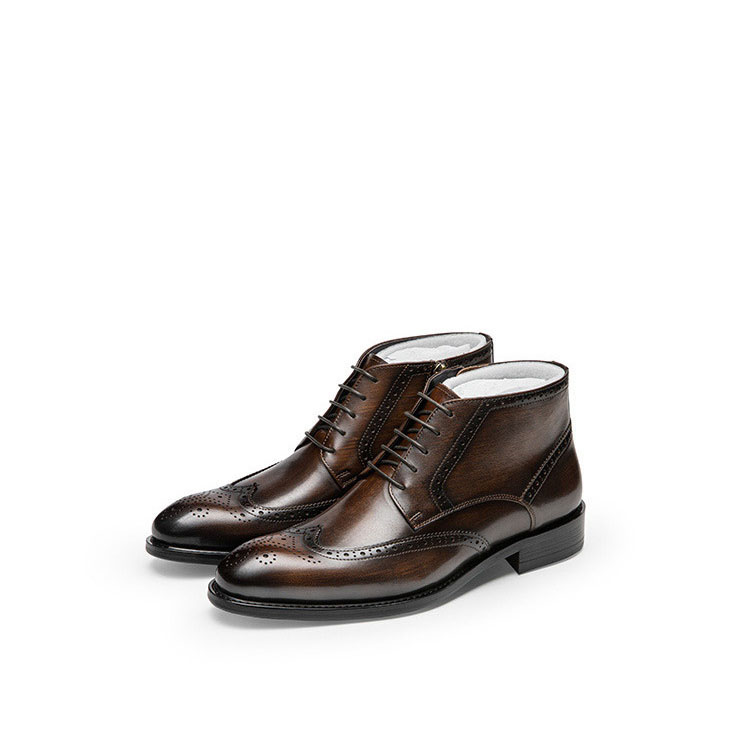 Giày boot nam hàng hiệu handmade Gento GD924