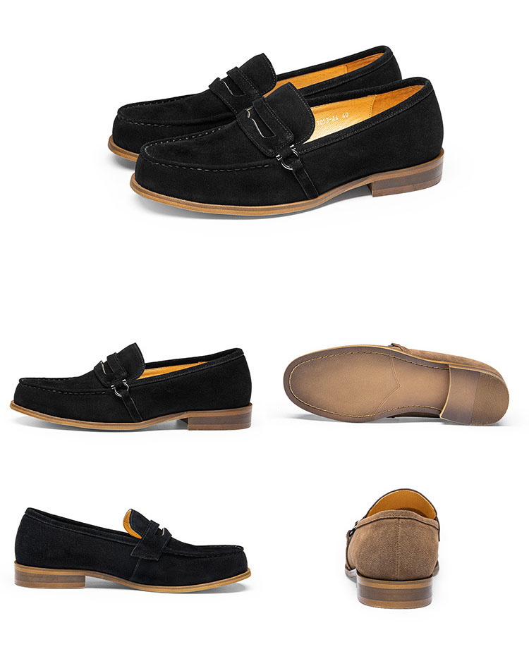 Giày da loafer nam handmade Gento GD922