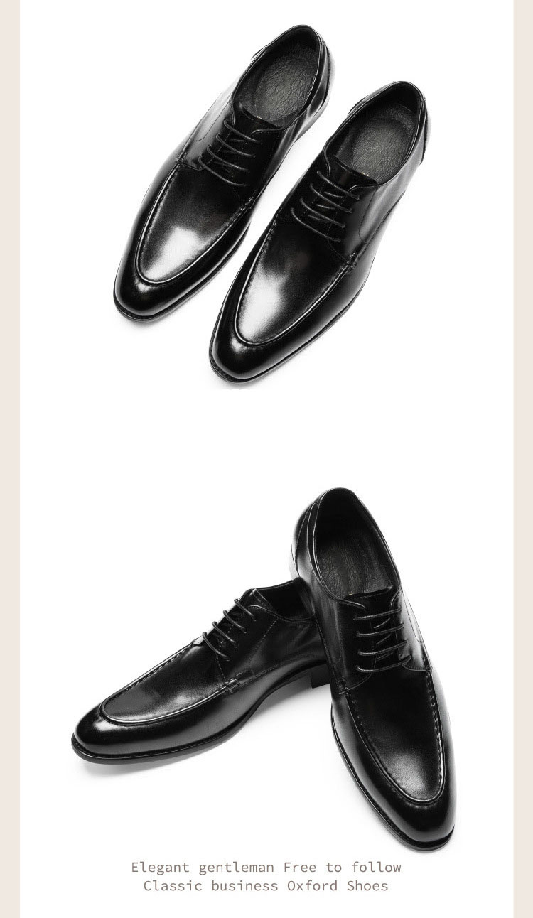 Giày da nam derby handmade Gento GD926