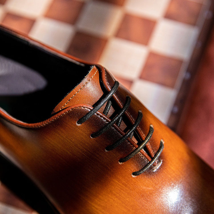 Giày da nam oxford thủ công Gento GD9013