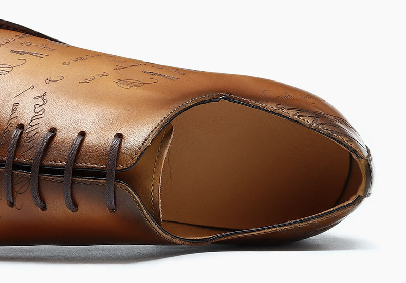 Giày da derby da bò thủ công Gento GD901