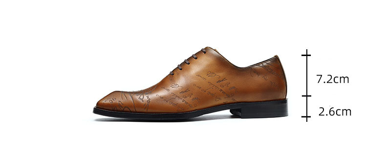 Giày da derby da bò thủ công Gento GD901