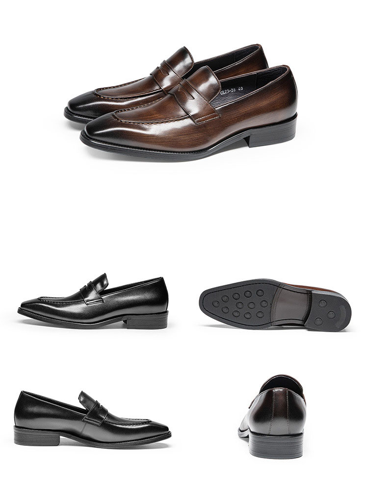 Giày loafer nam hàng hiệu thủ công Gento GD929 Giày loafer nam hàng hiệu thủ công Gento GD929