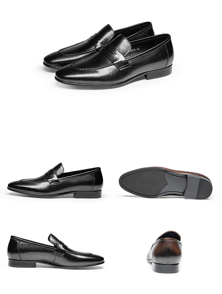 Giày lười nam thủ công hàng hiệu Gento GD932 Giày lười nam thủ công hàng hiệu Gento GD932