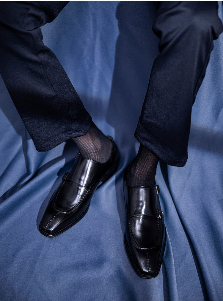 Giày monk strap hàng hiệu thủ công Gento GD919 Giày monk strap hàng hiệu thủ công Gento GD919