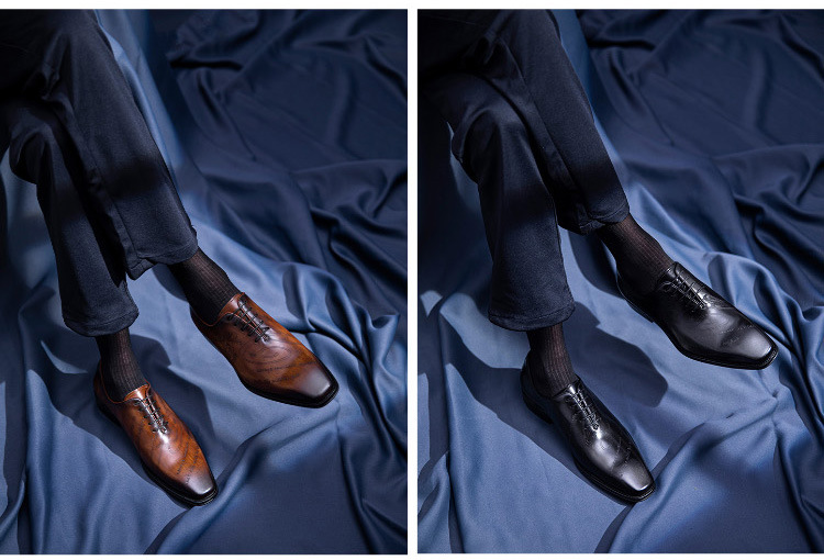 Giày oxford nam thủ công Gento GD9014 Giày oxford nam thủ công Gento GD9014