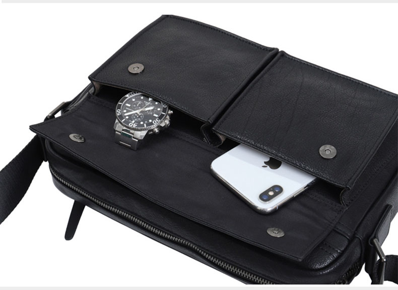 Túi đeo chéo nam da thật Gento T811