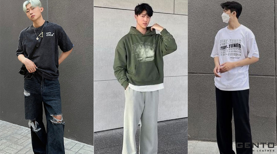 Cá Tính với Áo Khoác Hoodie và Quần Túi Hộp Ống Rộng Cá Tính với Áo Khoác Hoodie và Quần Túi Hộp Ống Rộng