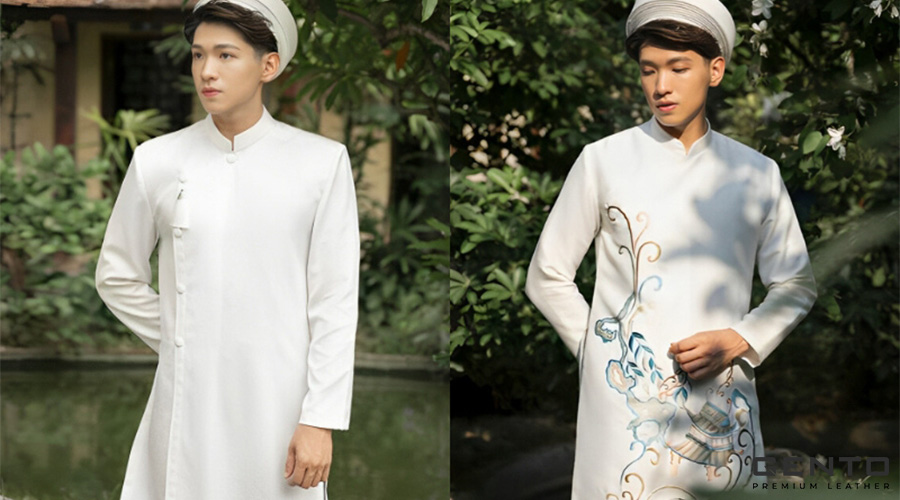 Phối áo dài tết truyền thống