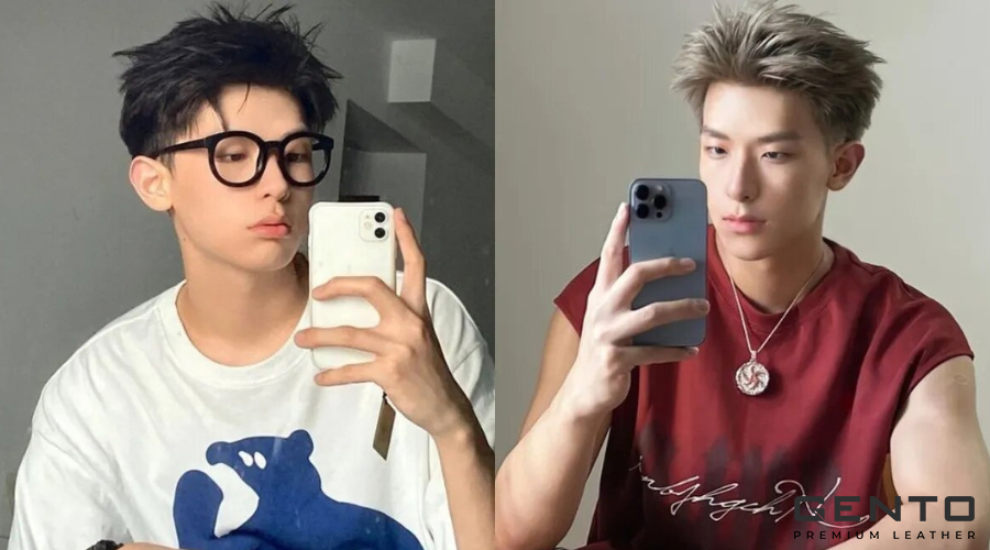 Tóc nam Side-swept Ivy League Tóc nam Side-swept Ivy League