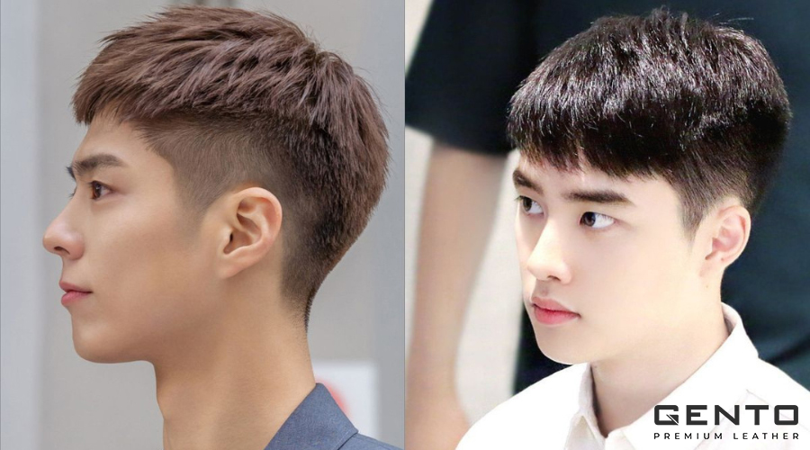 Tóc nam cắt ngắn 2 bên để mái Tóc nam cắt ngắn 2 bên để mái