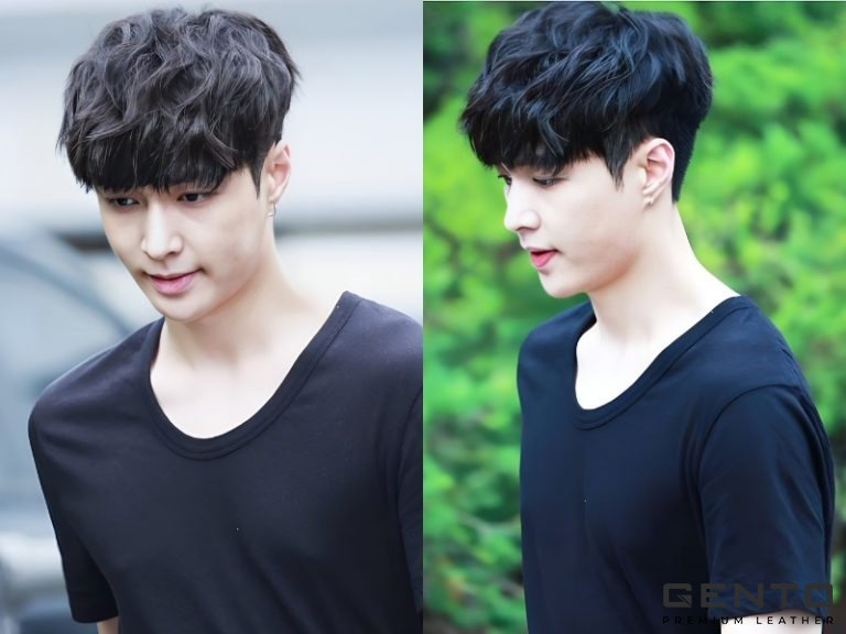 Tóc xoăn nam ngắn 