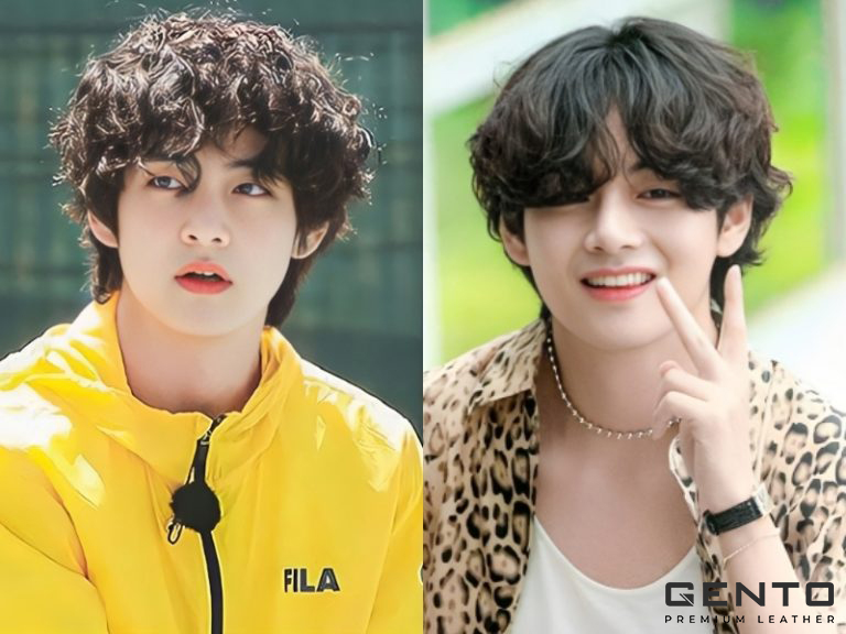 Tóc nam uốn xoăn con sâu 