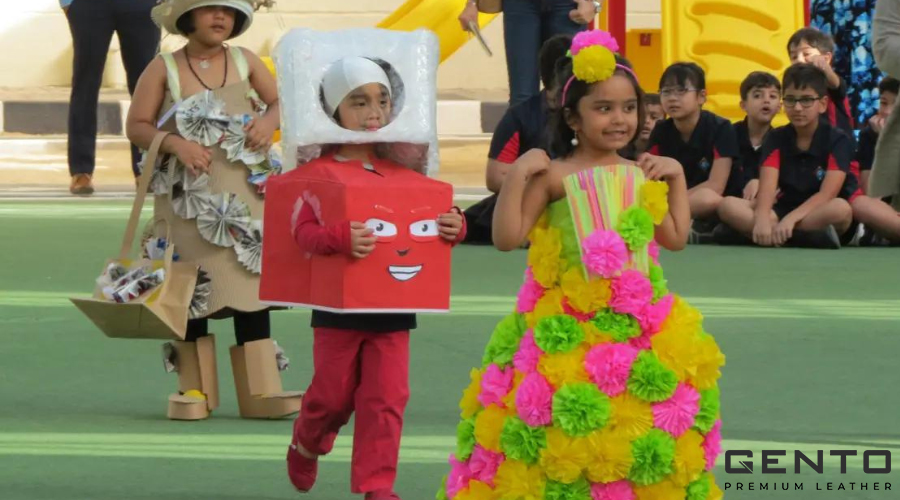 Trang phục xe tải cho bé bằng giấy Trang phục xe tải cho bé bằng giấy