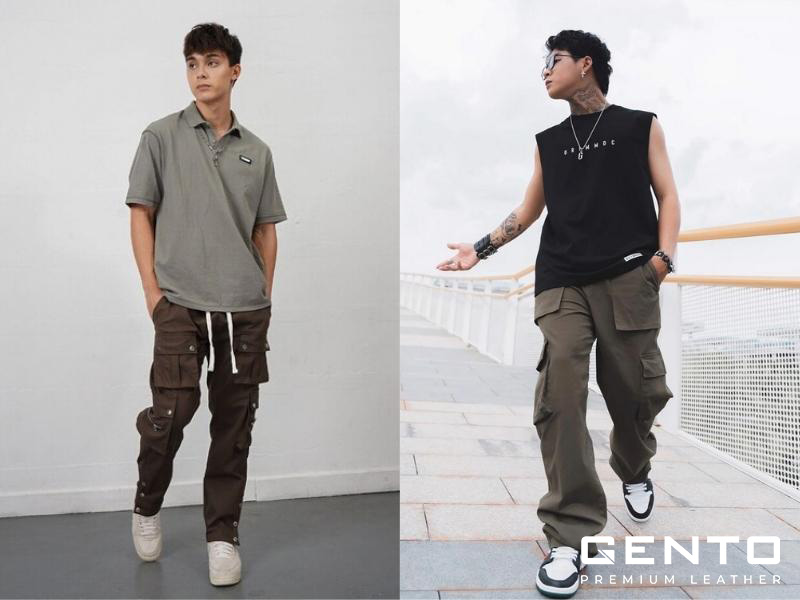 Phối đồ mùa hè cùng quần cargo Phối đồ mùa hè cùng quần cargo