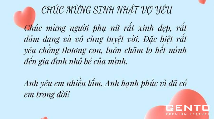 Những lời chúc sinh nhật đơn giản đến vợ yêu Những lời chúc sinh nhật đơn giản đến vợ yêu