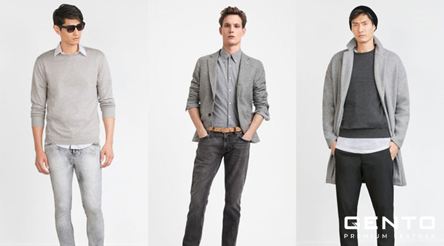 Trang phục màu xám bạc hợp với mệnh Kim