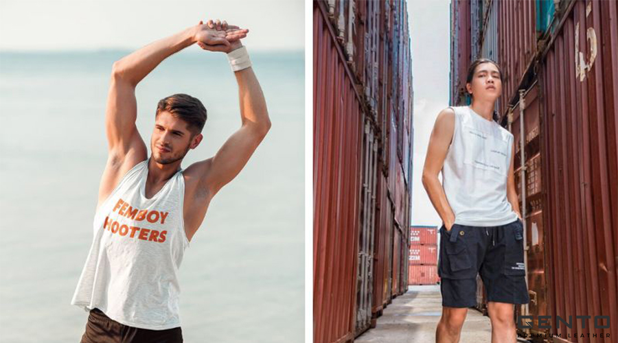 Set đồ kết hợp áo ba lỗ với quần short năng động Set đồ kết hợp áo ba lỗ với quần short năng động