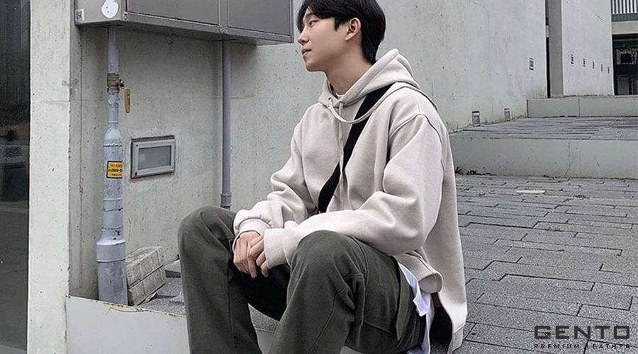 Kết hợp quần ống rộng và sweater Kết hợp quần ống rộng và sweater