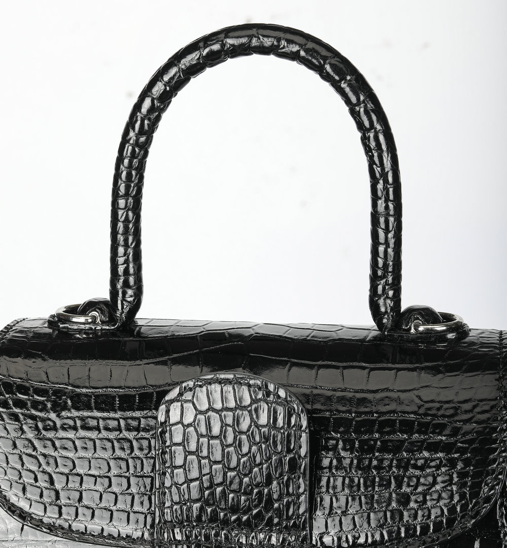 Túi xách da cá sấu hàng hiệu Gento GS1003