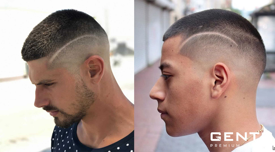 Buzz Cut kẻ vạch Buzz Cut kẻ vạch