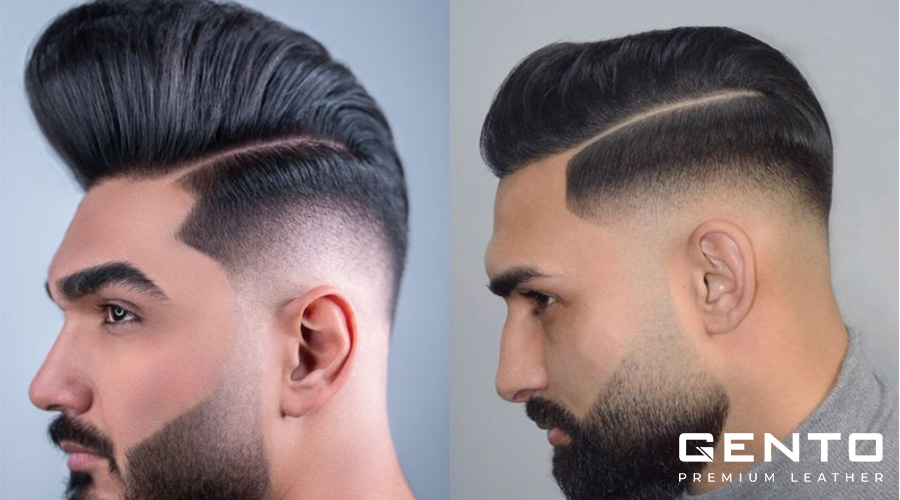 Kiểu tóc Disconnected Pompadour