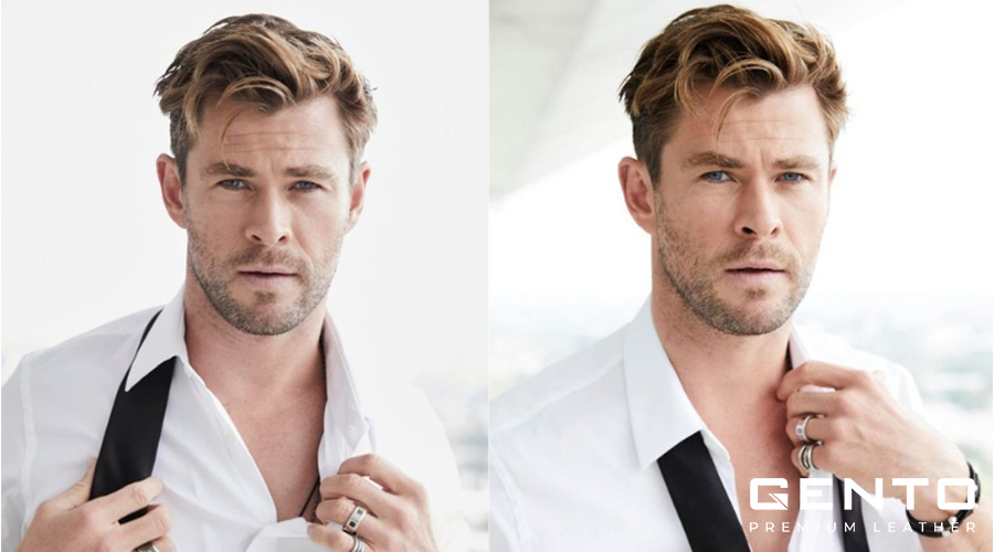 Kiểu tóc Single-Length Pompadour