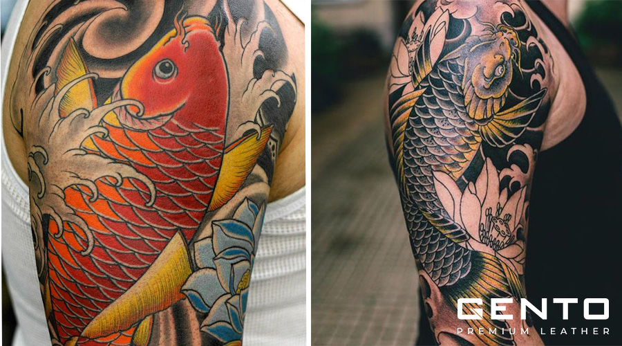 Mẫu hình xăm cá chép ở tay Mẫu hình xăm cá chép ở tay
