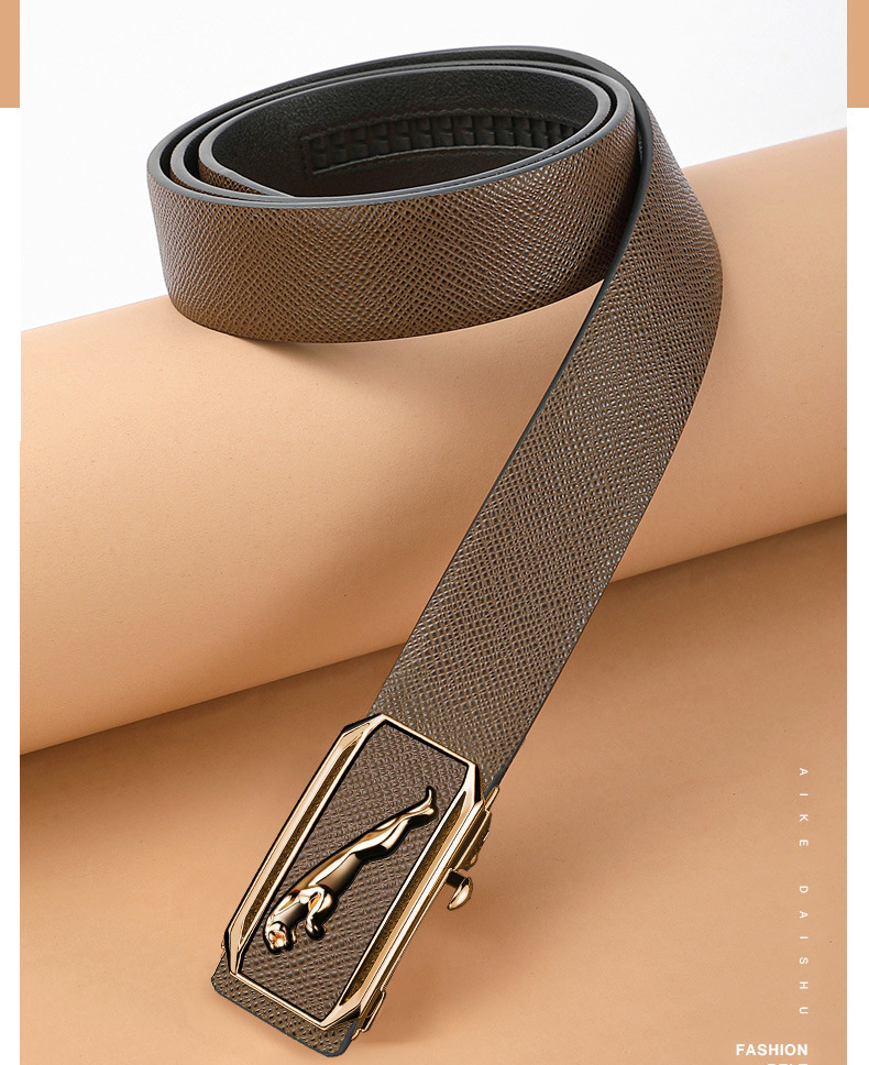 Thắt lưng nam da bò D4054 - GENTO Leather