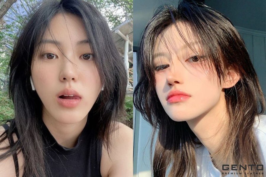 Kiểu tóc Wolf Cut ngắn, ngang vai