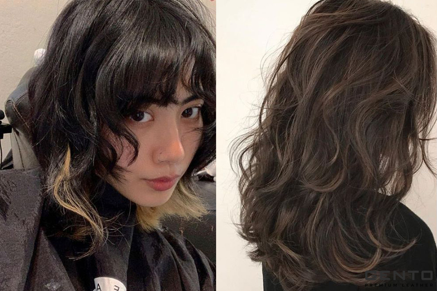 Tạo kiểu Wolf cùng sóng tóc lob